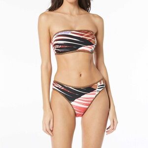 Vince Camuto: Riviera Palm Reversible Bandeau Bikini